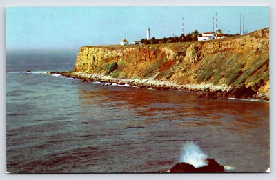 Postcard Point Vicente Lighthouse Palos Verdes Peninsula California Unposted