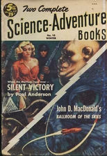 TWO COMPLETE SCIENCE-ADVENTURE BOOKS-Winter 1953 Freas cover