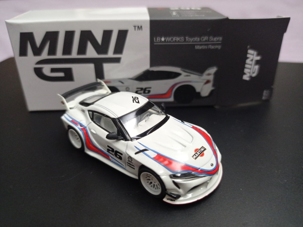 MINI GT 296 chase (opened) LB WORKS Toyota GR Supra Martini
