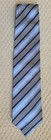 BOSS by Hugo Boss Mens Silk Tie. Blue Diagonal Stripe. Made in Italy