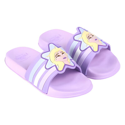 Disney Die Eiskönigin Elsa Mädchen Kinder 3D Sandalen Badeschuhe Latschen 26-33