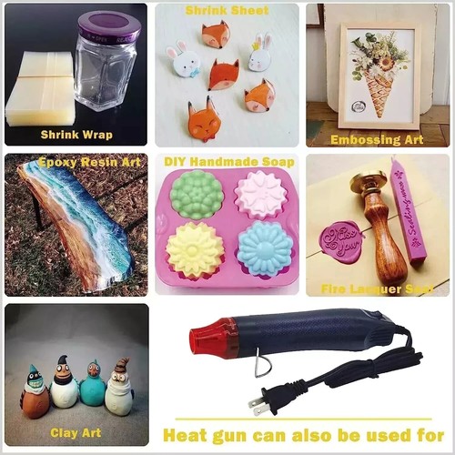 Mini Heat Gun DIY Electric Nozzles Tool Hot Air Gun Embossing Drying Paint USA - Picture 6 of 14