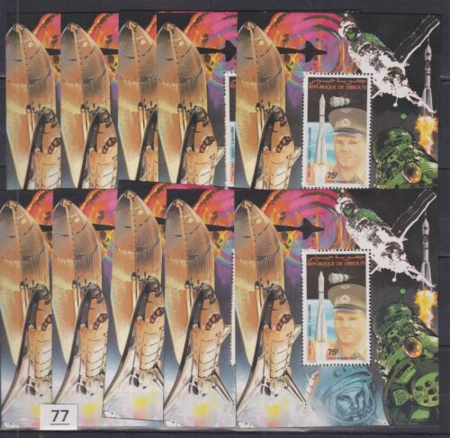 // 10X DJIBOUTI 1981 - MNH - SPACE - GAGARIN