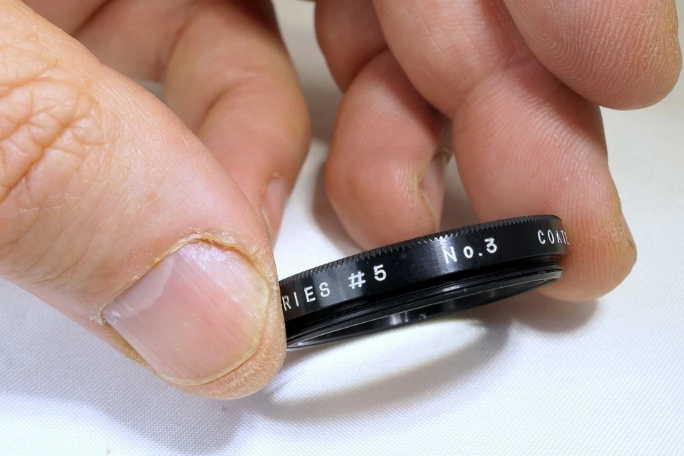 33mm Threaded P&B Close-Up +3 Macro glass lens Filter series V #5 screw in type - Image 3 of 4