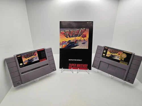 F-Zero Both Origional and Players Choice W/ Manual Super Nintendo SNES, 1991)