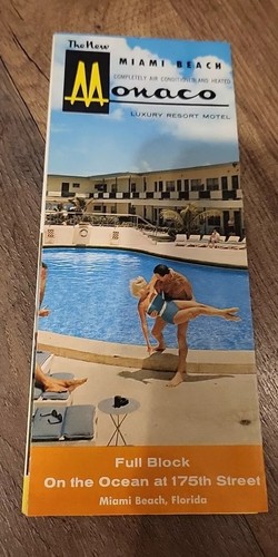 Miami FL Florida Monaco Luxus Resort Werbung Broschüre Prospekt Posten - Bild 5 von 16