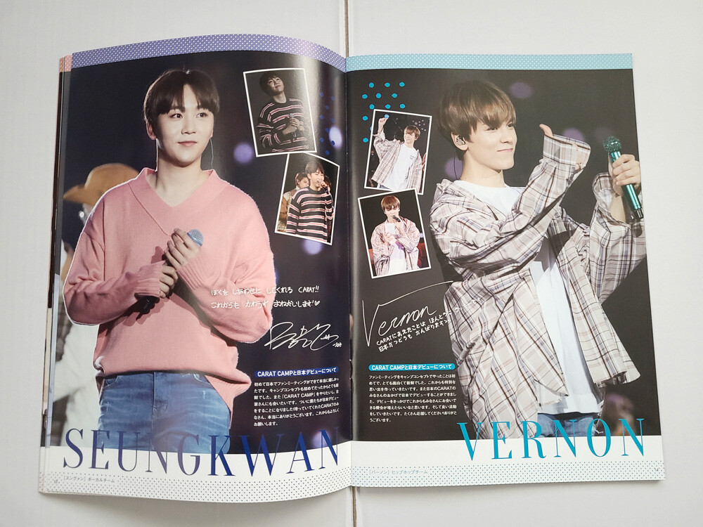 SEVENTEEN CARAT MAGAZINE vol.4 +Postcard Japan fanclub kpop