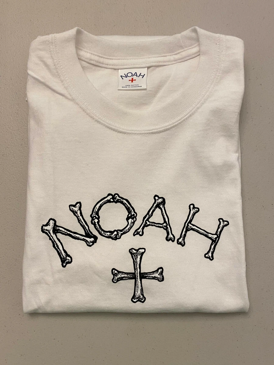 New Noah NY Bone core logo White Tee Sz S !!! kith aime leon