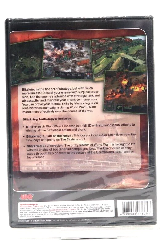 Blitzkreig 2 (PC, CD-ROM, 2013) Brand New Sealed - Image 2 of 2
