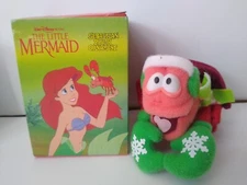 Little Mermaid/McDonald’s, VINTAGE  1989 Sebastian Plush Ornament - BRAND NEW!!