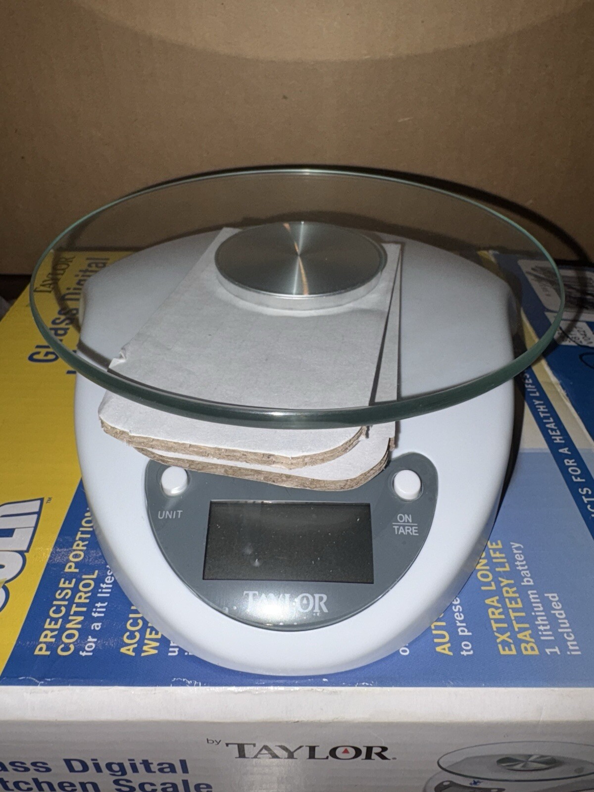 The Biggest Loser Glass Digital Kitchen Scale