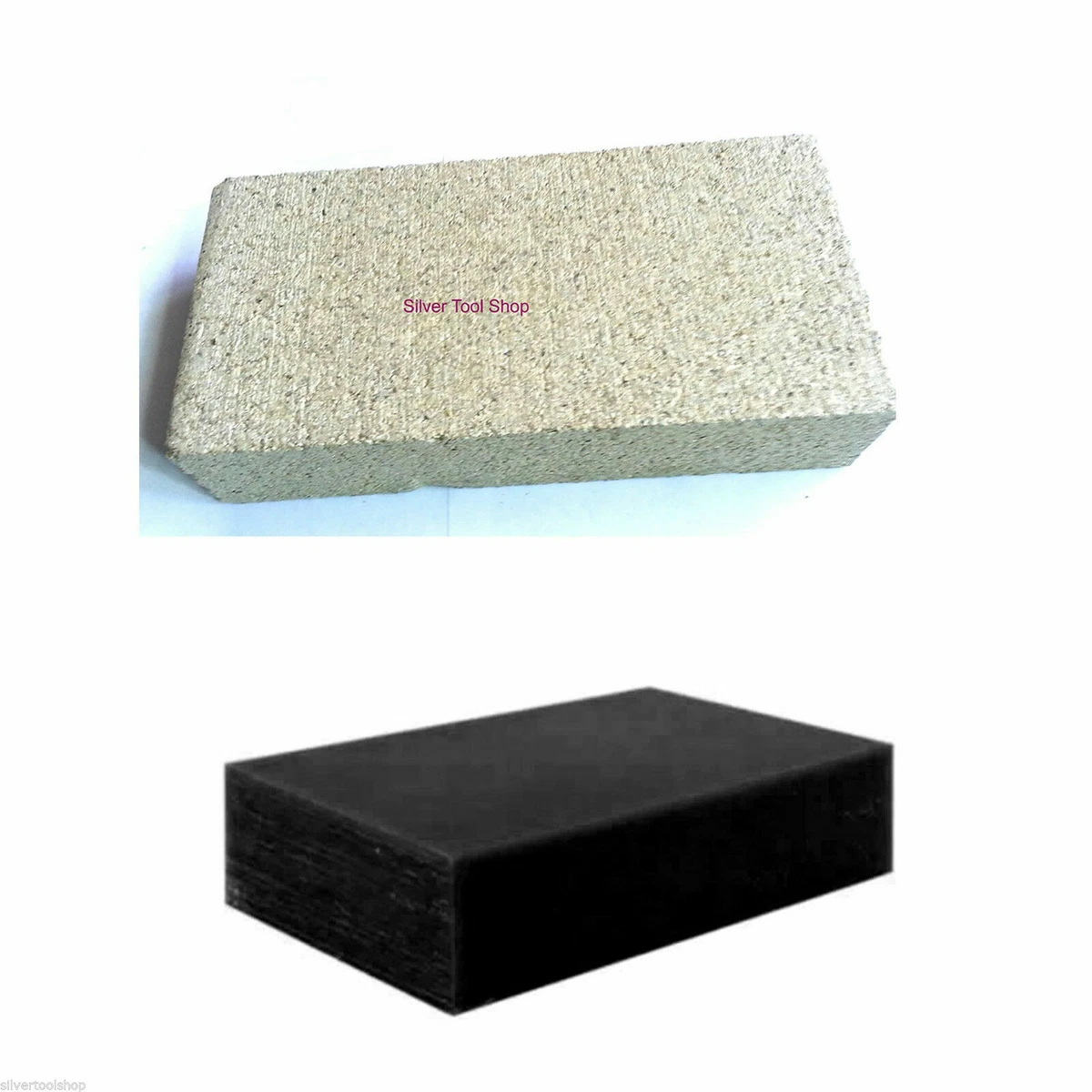 Soldering Brick + Large charcoal block for soldering jewellery work on  Protects