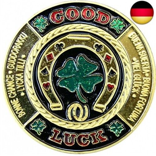 Entdecke Fa . Wessel Pokerguard Poker Card Guard Good Luck echt Vergoldet , Pokerzubehör in großer Auswahl Vergleichen Angebote und Preise Online kaufen bei Kostenlose Lieferung für viele Artikel