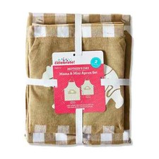 Way To Celebrate Mother's Day Mommy  Me Apron Set, Brown