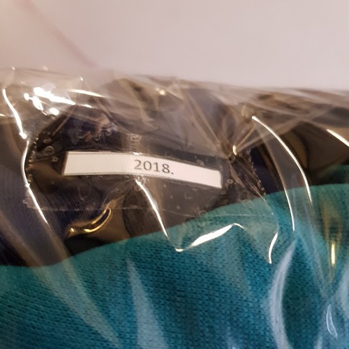 Pacifica Oversized Fleece Pullover Sweatshirt Jumper Mens Size S Aqua Blue Retro - Foto 6 di 6