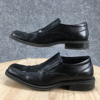 G.H. Bass Lex Mens Black Leather Oxford Shoes Square Toe Size 12 W GH Bass Men main image 2