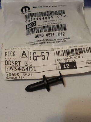 Genuine Mopar Front Clip 300 Jeep Grand Cherokee Dodge Charger 200 6504521 X1 