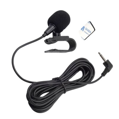 3.5mm Microphone for JVC KW-M150BT KW-V250BT KW-X840BTS KW-X850BTS Car Radio Mic