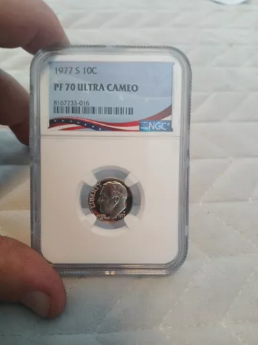 1977 S 10C Roosevelt Dime PF70 Ultra Cameo PR 70 Dcam NGC 