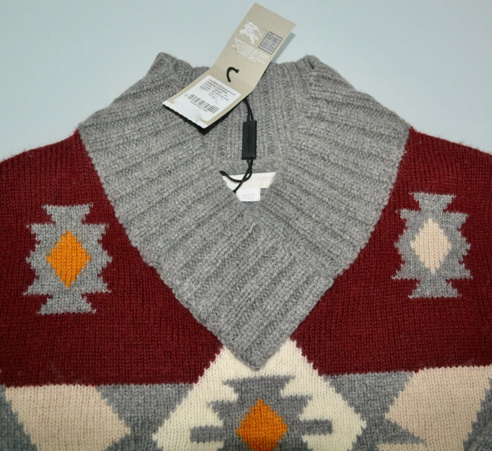 SUÉTER DE LANA NUEVO CON ETIQUETAS BURBERRY NIÑOS NIÑAS TALLA 10 Foto 4 de 4