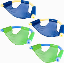 Swimways Mesh Floating Pool Chair Noodle Slings 4 Pack , Swimming Pool Accessor