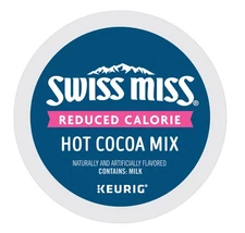 Swiss Miss, Reduced Calorie Hot Cocoa, Keurig K-Cup Pod, 44ct (2Boxes of 22Pods)