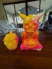 Devils Head Production Alavaka Bodhisattva Sofubi GID Glow Berry Lemon Marble