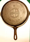 GRISWOLD No. 8 Large Block Logo Cast Iron Skillet 704