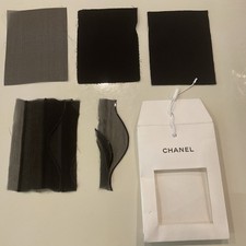 Chanel Black Dress Patch/Material NEW