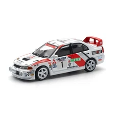 Pop 1/64 Die Cast MITSUBISHI LANCER EVO IV WRC Model Car