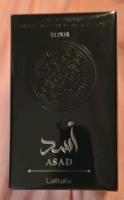 Lattafa Asad Elixir Eau de Parfum Spray 3.4 fl oz Regular Size 