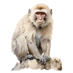 Monkey Ape Animal Jungle Self Adhesive Vinyl Sticker