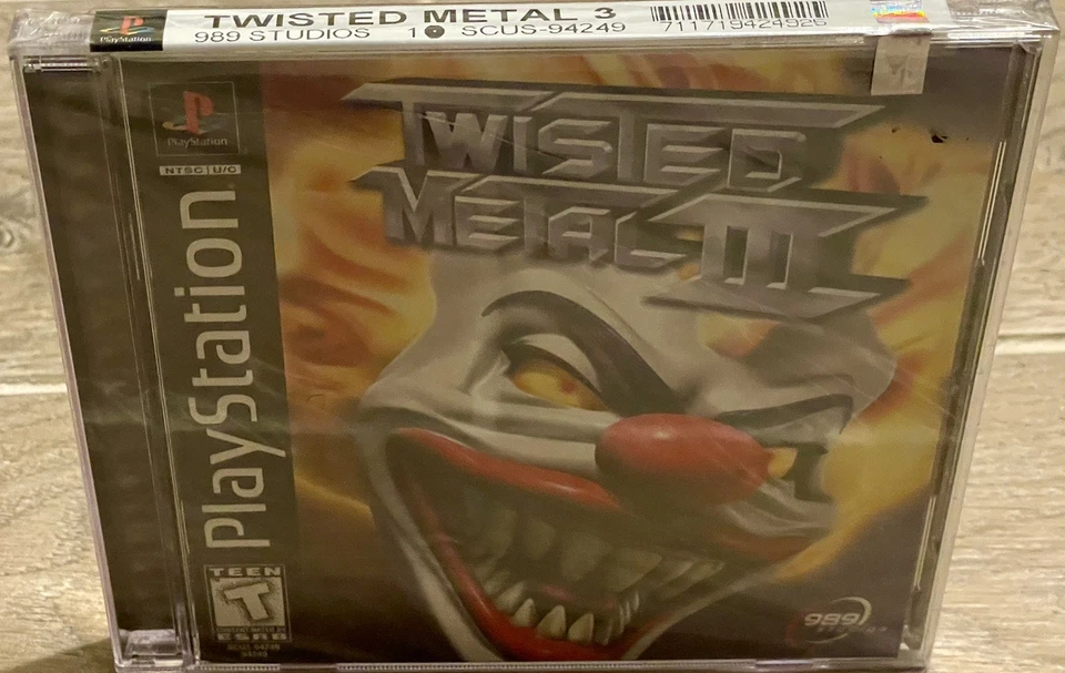 Twisted Metal III Playstation PS1 1998 BRAND NEW SEALED Black Label Excellent - Image 3 of 4