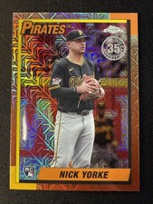 Nick Yorke Rookie Card RC 2025 Topps Chrome 1990 Throwback Silver Pack Mojo #T90