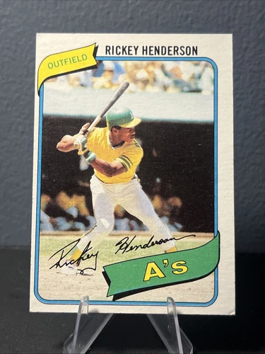 1980 Topps - Rickey Henderson #482 (RC)