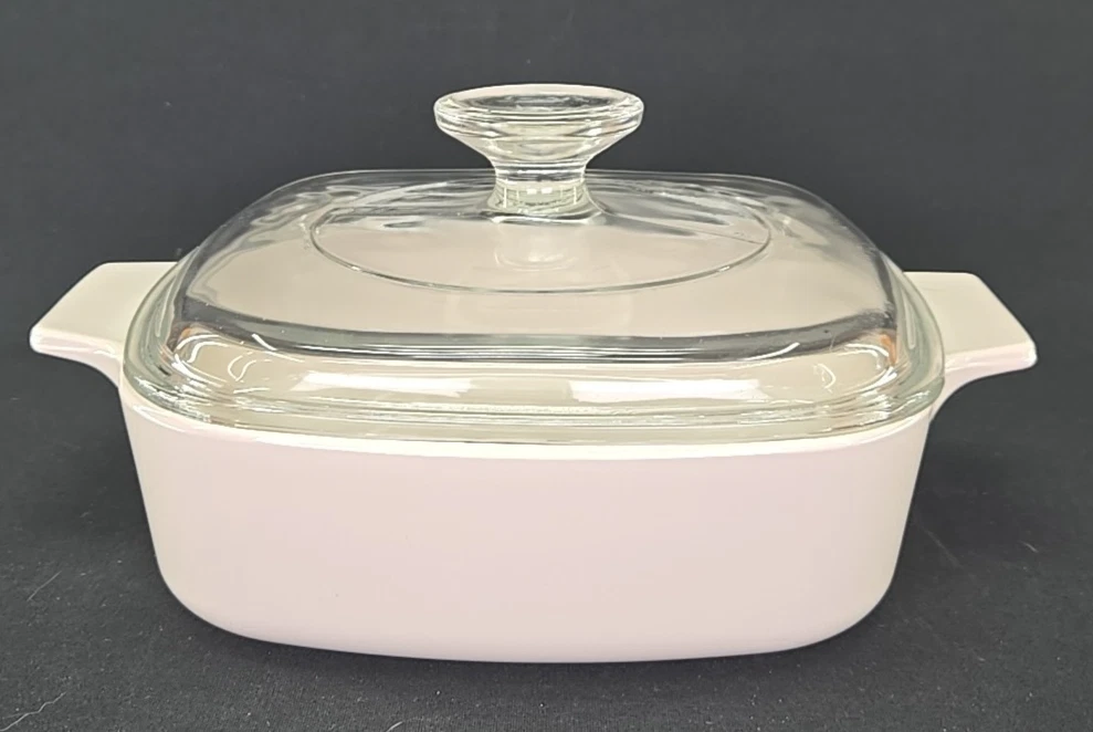 Sandstone 1 Qt Square Casserole w/Lid, by Corning