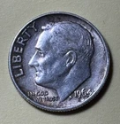 1964 Roosevelt Dime Philadelphia No Mint Mark 90% Silver FINAL YEAR