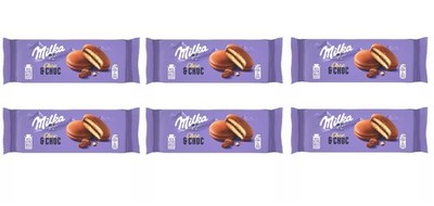 (PACK OF 6 )MILKA CHOC & CHOC 150GR   6X150GR  INCL.DUTY