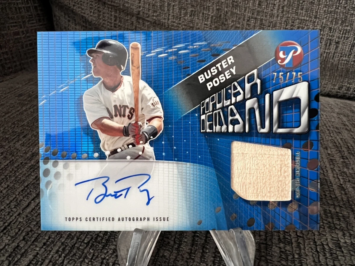 Buster Posey Autograph Baseball Cards for sale | eBay