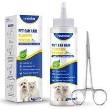 Dog Ear Cleaner Kit,Dog Ear Cleaner for Dirt Removal,Ear for Dogs Plucking wi...