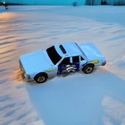 Hot Wheels Vintage Crack-Ups Crunch Chief State Police Car Light Blue BW HK 1985