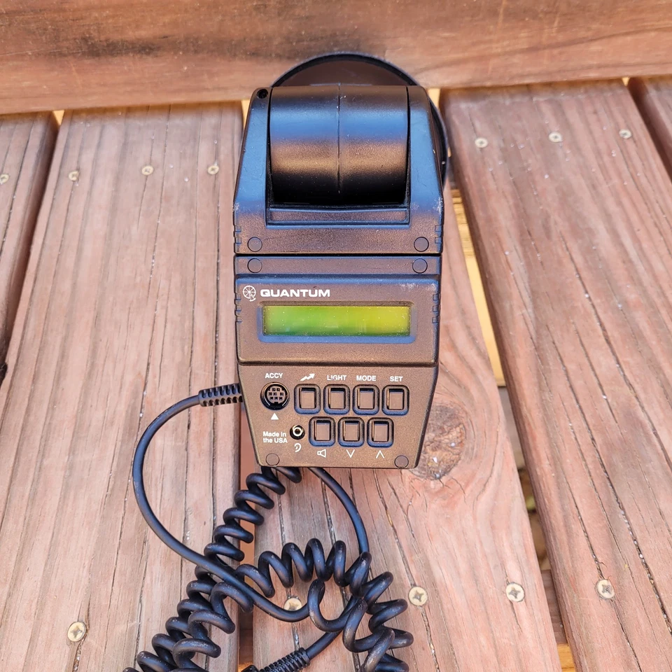 Quantum Qflash Modelo T + Norman Lh3b Flash Stroboframe Pro T Montaje Lote Sin Probar Foto 2 de 4