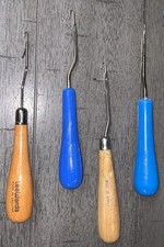 A2 Lot 4 VTG Latch Hook Tools Rug Making Yarn Craft Supplies IMRA LEEWARDS KOREA