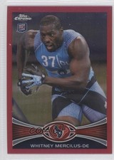 2012 Topps Chrome BCA Refractor 387/399 Whitney Mercilus #111 2u6
