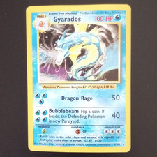 The Pokemon Company Pokemon TCG Gyarados Base Set 6/102 Holo Rare Unlimited 1999