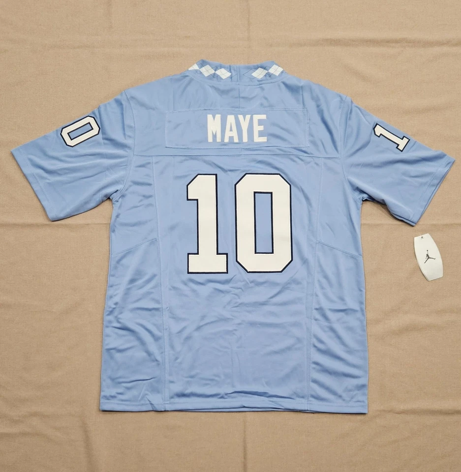 Drake Maye #10 North Carolina Tar Heels Jersey  - FAST SHIPPNG - Image 2 of 4