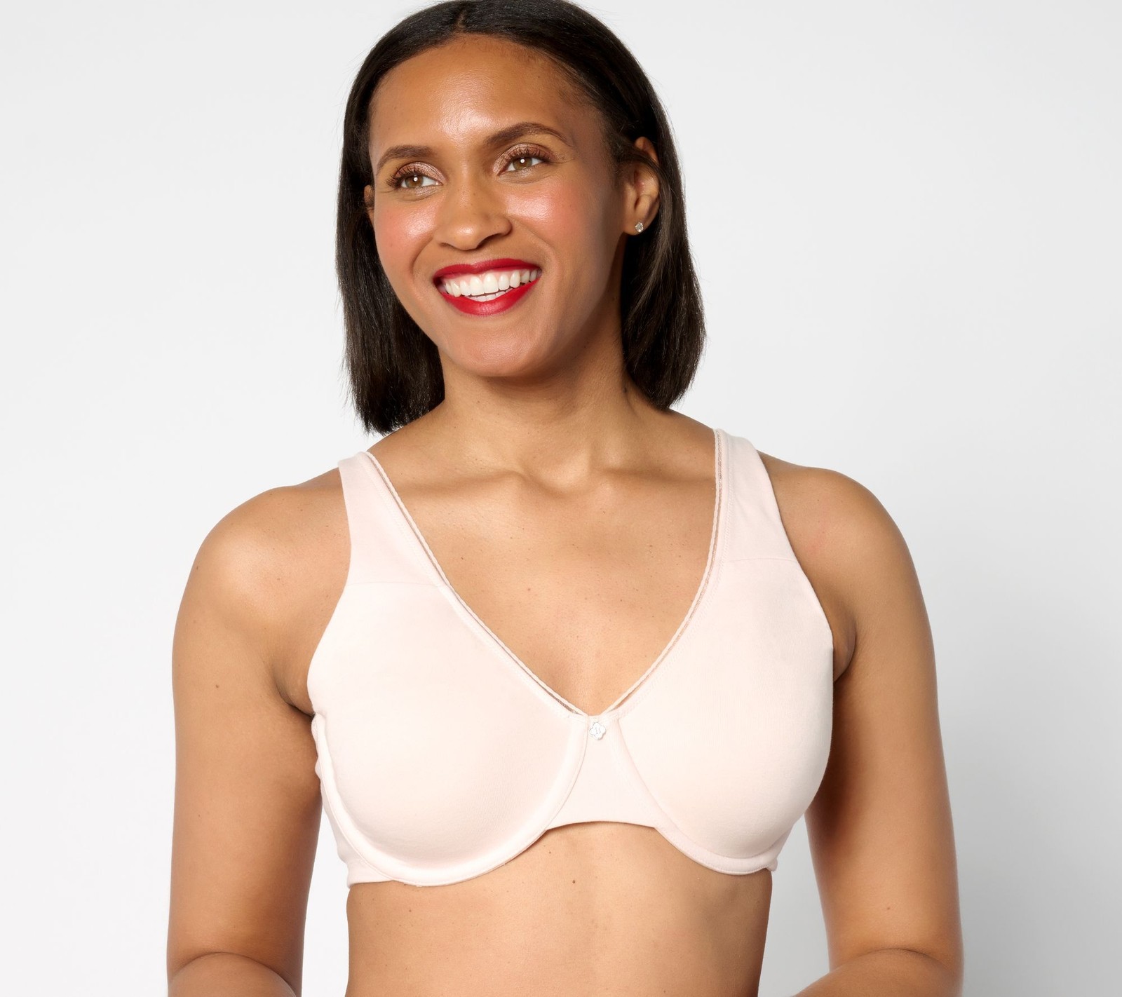 Breezies Women's Bra Sz 42DDD Cotton Stretch Underwire Minimizer Yellow A633128