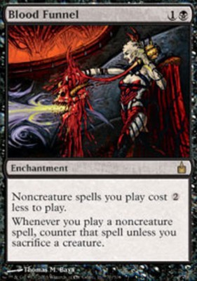 1x Blood Funnel Heavy Play MTG Magic - Kid Icarus -