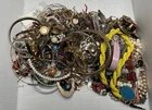Lot Of Vintage Costume Jewelry For Crafting Repurposing 5lbs - Not Wearable #3