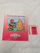 1992 Teddy Ruxpin Playskool Cartridge Tape  Fire Safety With Teddy Ruxpin